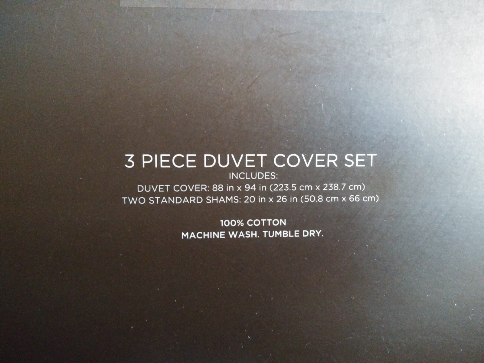Brand New NATE BERKUS 3pc F/Q Duvet set Ogee Teal Ivory 100% COTTON