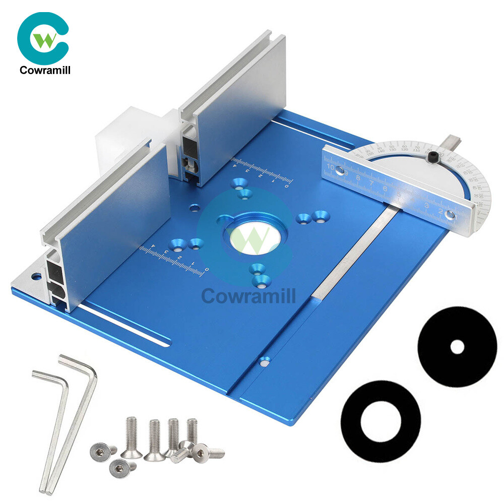 Electric Router Table Insert Milling Flip Plate Durable Wood Working Benche