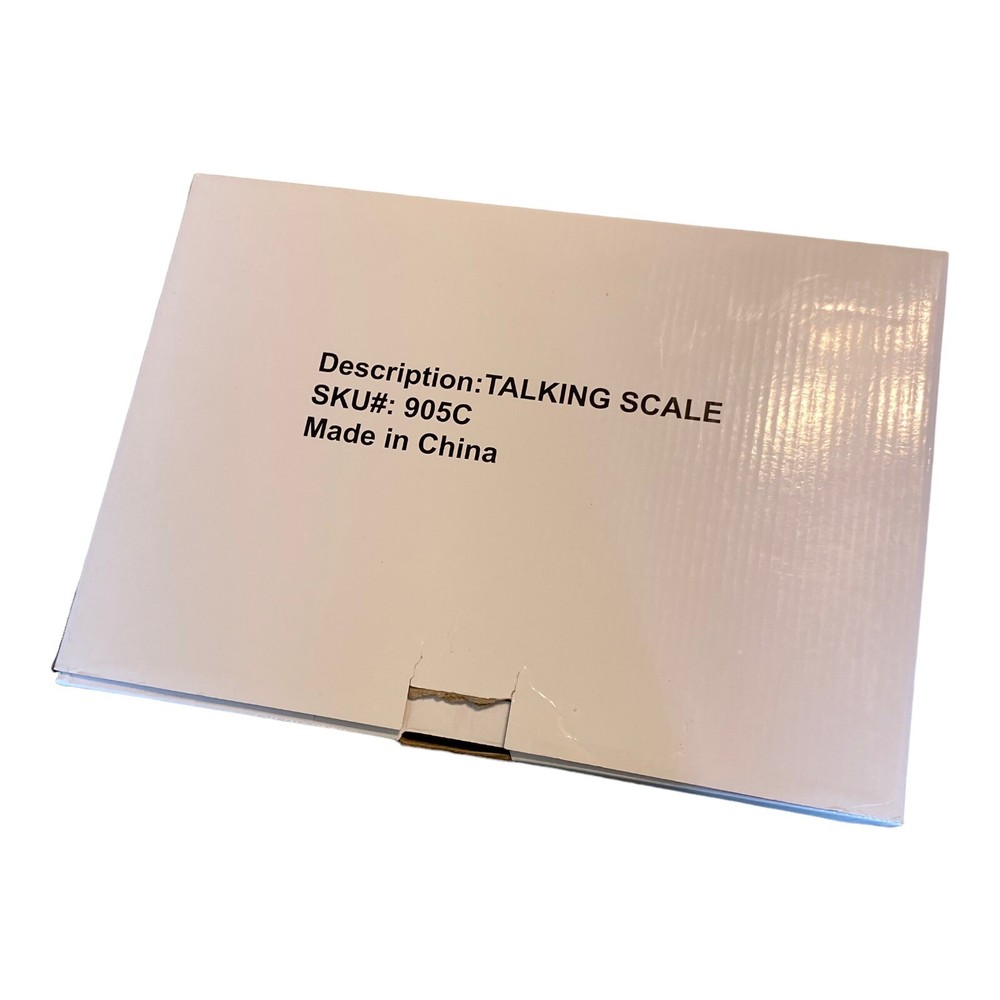 Talking Scale - Black - 330 Pound Capacity - New In Box