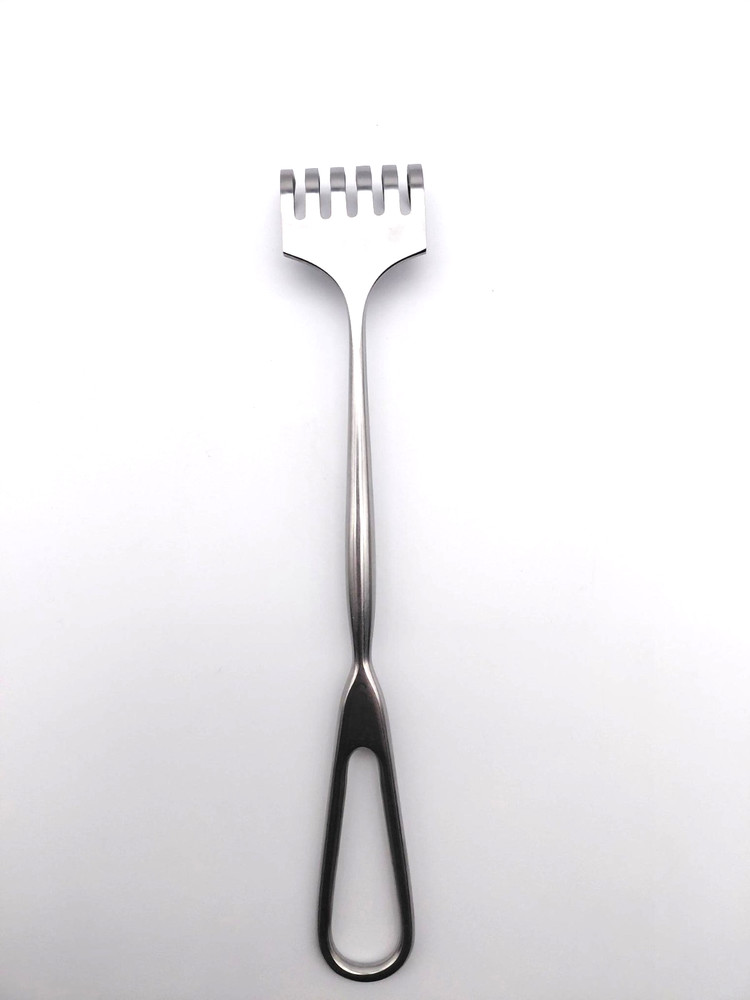 Codman 50-4223 Volkman Retractor Rake 6 Prongs Sharp 8-3/4" Length