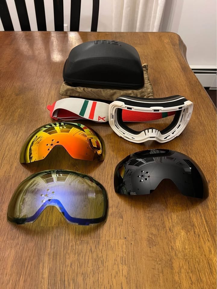 Anon M2 Limited Edition Olympic Goggles + Extra Lenses