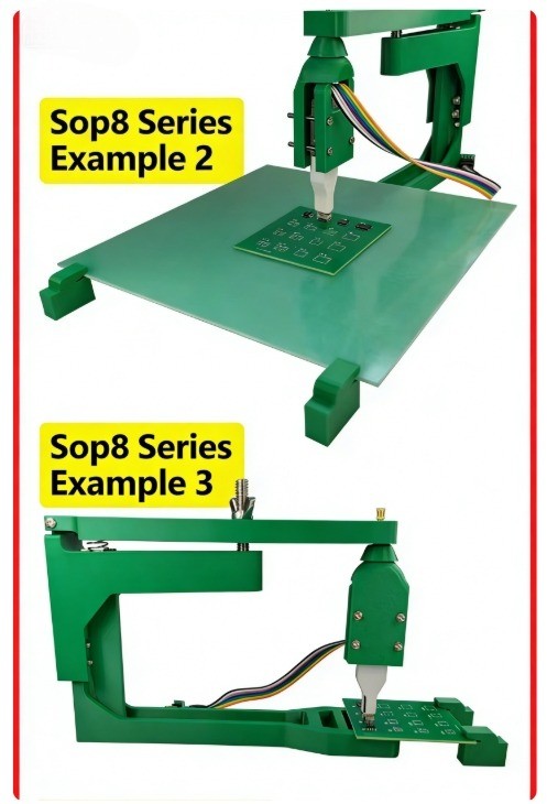 SOP8 WSON8 Pogo Pin Adapter for Flash EEPROM Chip Programmer Burning Cable