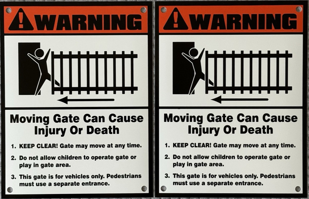Mighty Mule MM271 Installation Manual with Warning Signs (2)