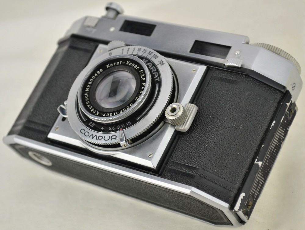 Vintage Antique Rangefinder Camera AGFA KARAT COMPUR ~ nice glass ~