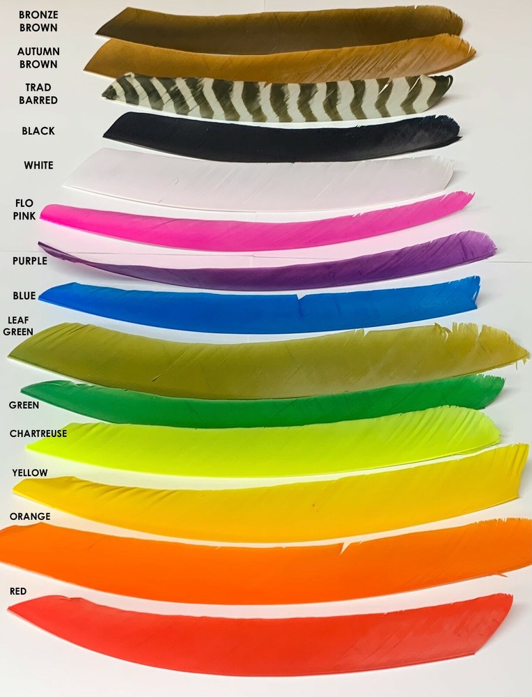 Trueflight Full Length Feathers Left or Right Wing - 50 Pack