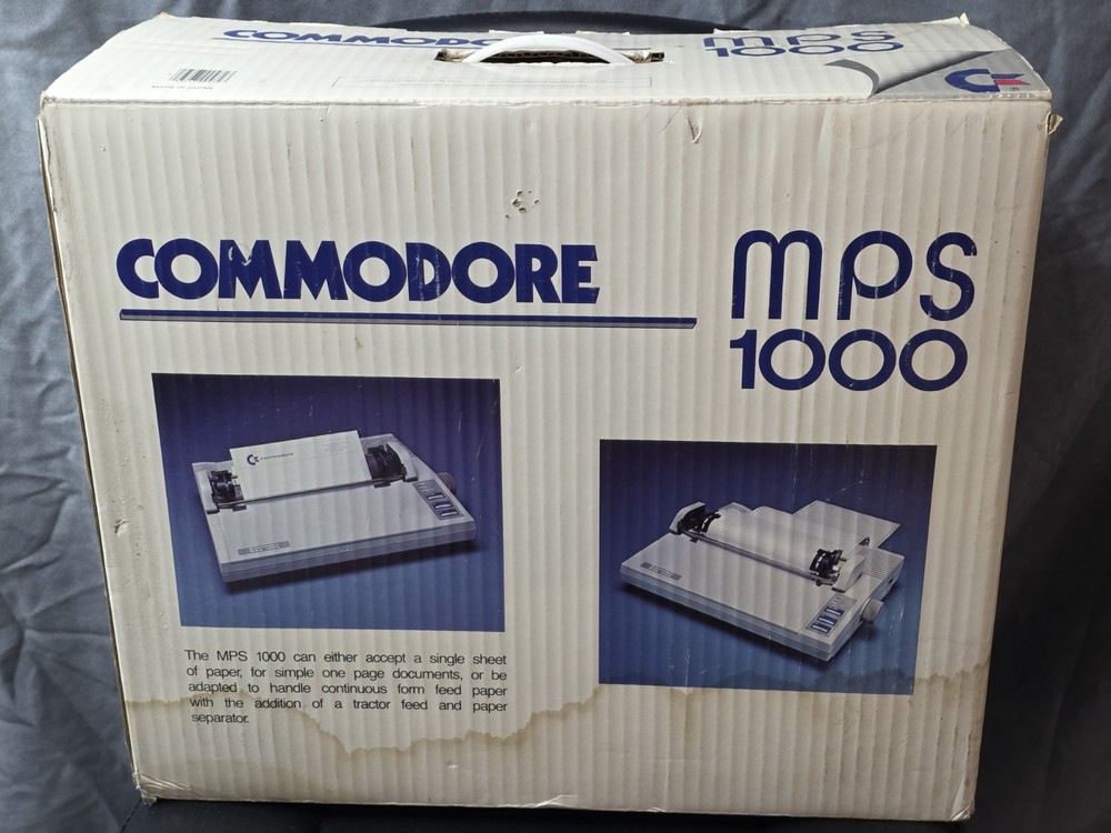 Commodore MPS-1000 Dot Matrix Printer Vintage Model