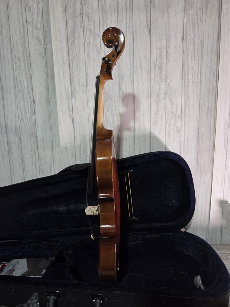 Pyle Solid Wood Violin Stringed Instrument-Student Grade Violin w/ Accessory Kit
