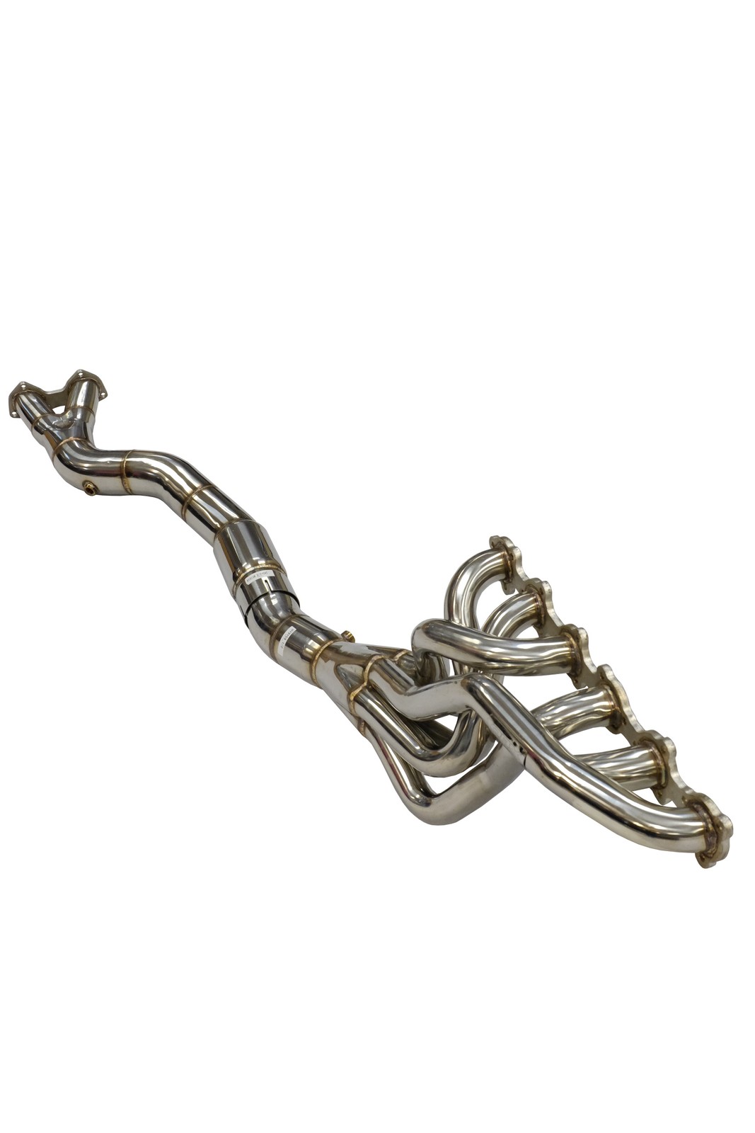 OBX Stainless 6-1 Long Tube Manifold 01-06 BMW M3 E46 S54 Catted 1-3/4X3.0