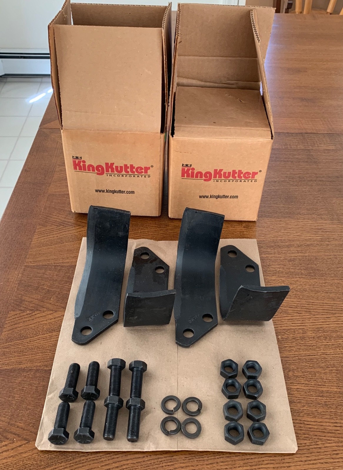 (2) Pair -King Kutter RH/LH Tiller Tine Set #505002 Fits TG/TG-G also in #505006