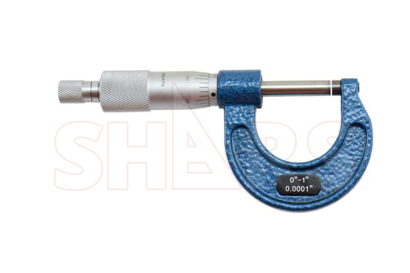 Shars 0-1" x 0.0001" Outside Micrometer Solid Metal Frame New Save $12.34 !}