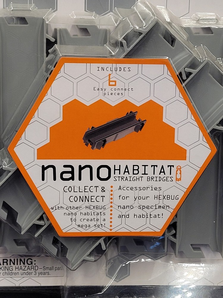 HEXBUG Nano Track 6 Piece SEALED 2010 Micro Robotic Bridges Plastic