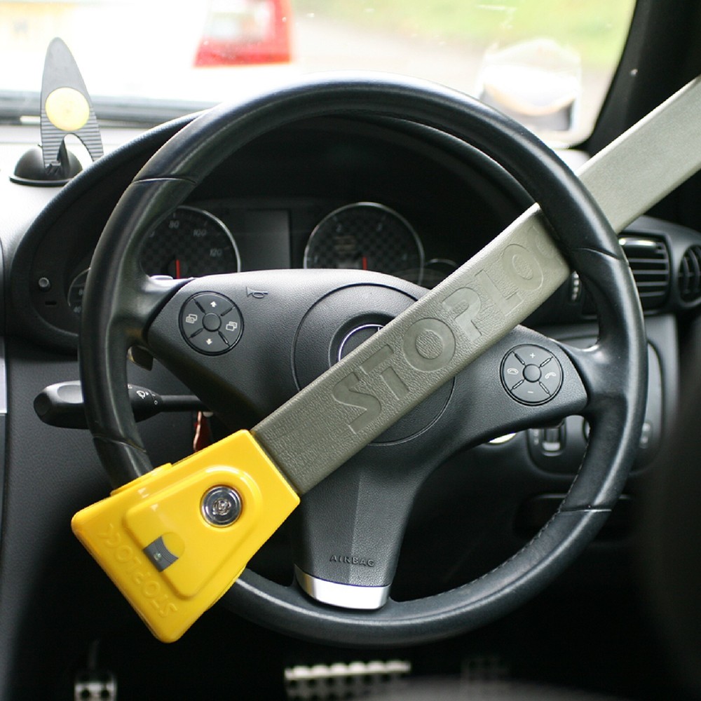 Stoplock Original Steering Wheel Lock for Mitsubushi Pajero 1992-2000 LED