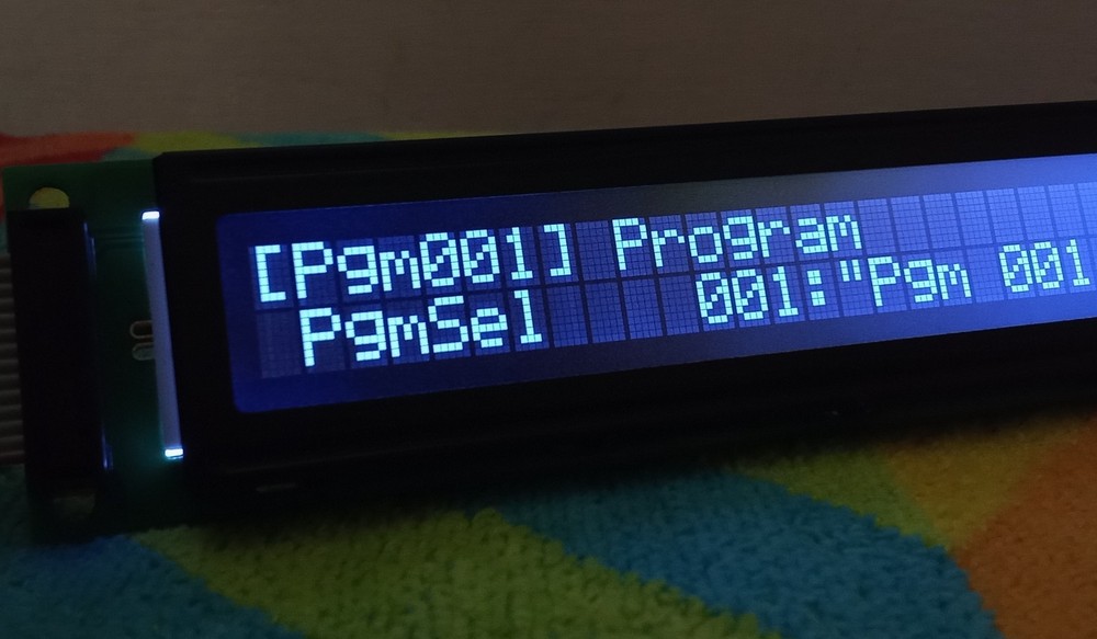 Yamaha A3000_New display replace