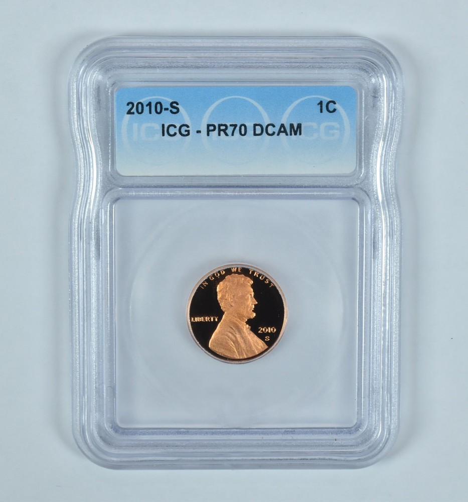 2010-S Lincoln Shield Cent PR70 DCAM ICG