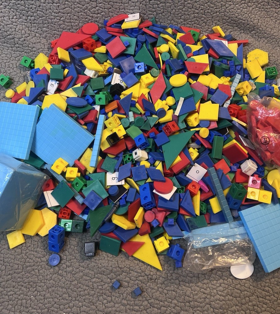 9 Lb Bag Of Learning Resources Squares And Linking Cubes