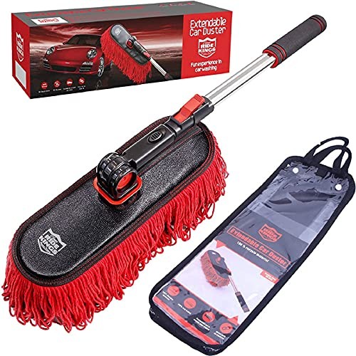 Car Duster Exterior Scratch Free,Car Dust Brush with Extendable Telescoping