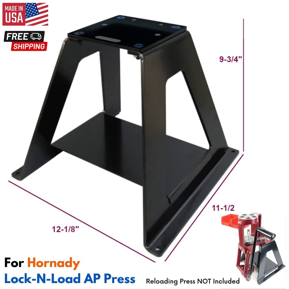 Bench Mount Riser Stand for Hornady Lock-N-Load AP Progressive Reloading Press