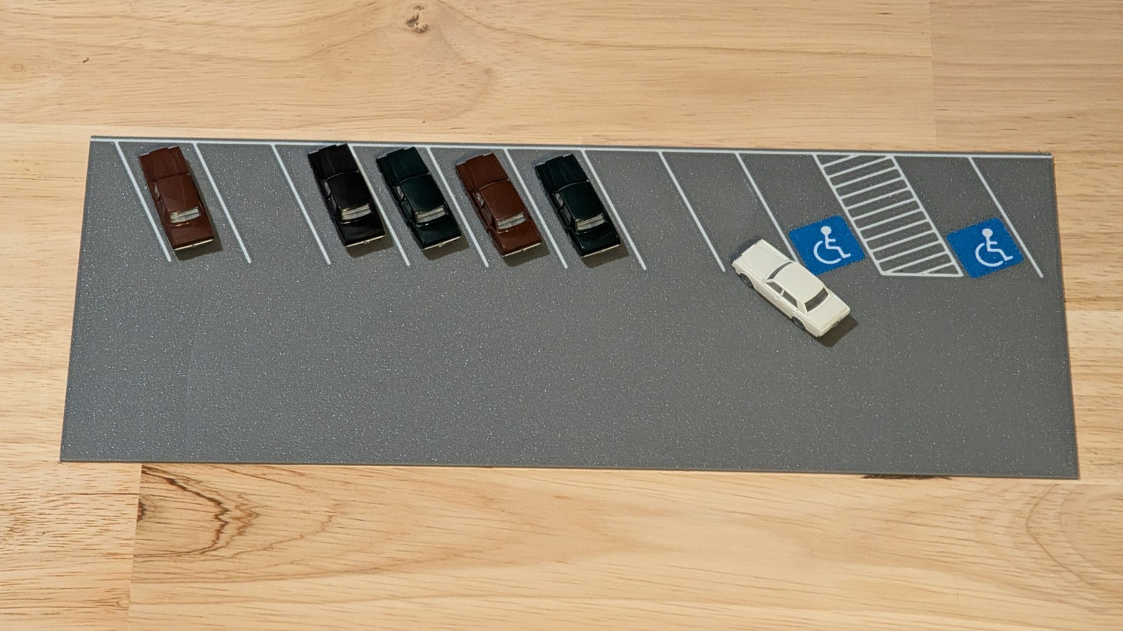 MRG RoadWayz - N Scale Road System - Parking Lot *Updated* - 248mm x 100mm