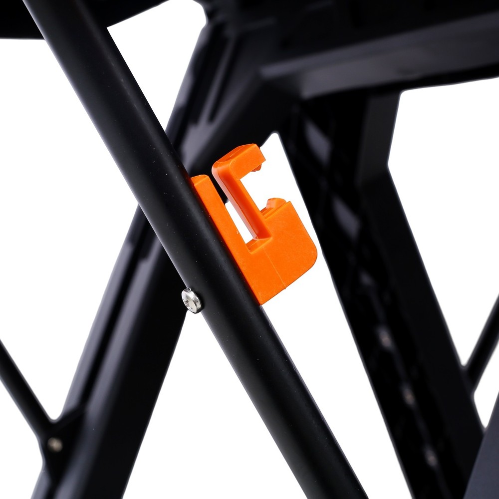 Portable Folding Work Table Sawhorse Workbench 2-in-1 Large Load Capacity