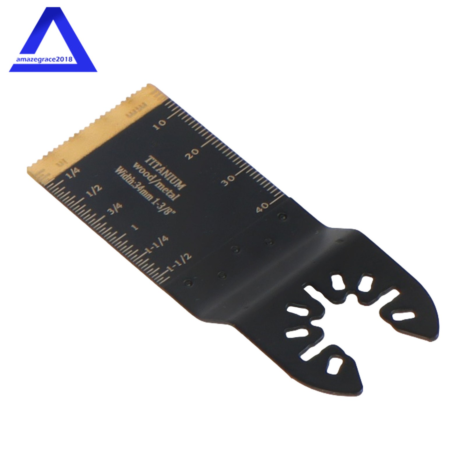 15 PCS Titanium Oscillating Saw Blades Metal Cutting Multitool Blades for Nails