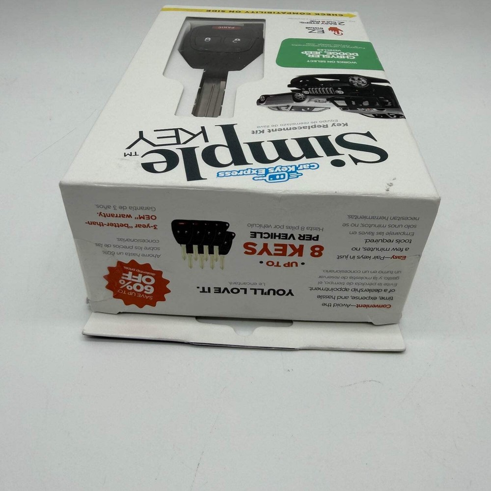 New Car Keys Express Simple Key Key Replacement Kit CDRH-E3ZOSK