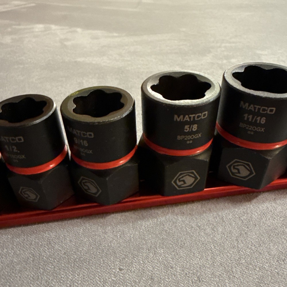 Matco Tools 8pc 3/8” Drive Socket Extractor Set - SBP80GX