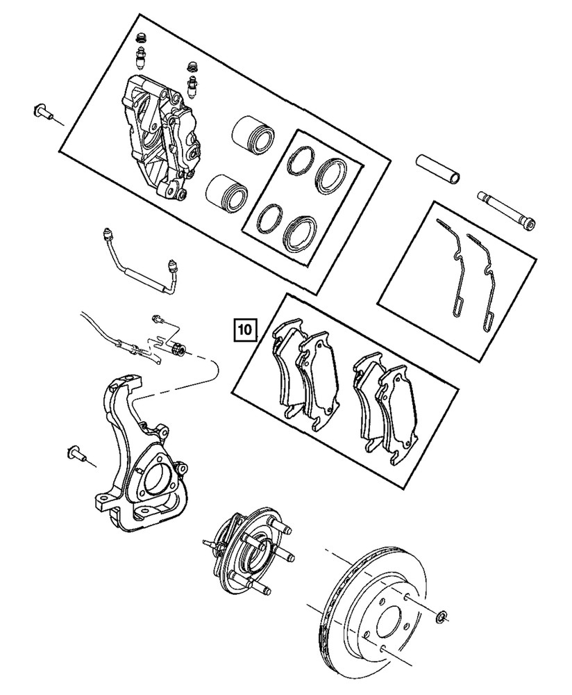 Genuine Mopar Brake Piston 5143399AA