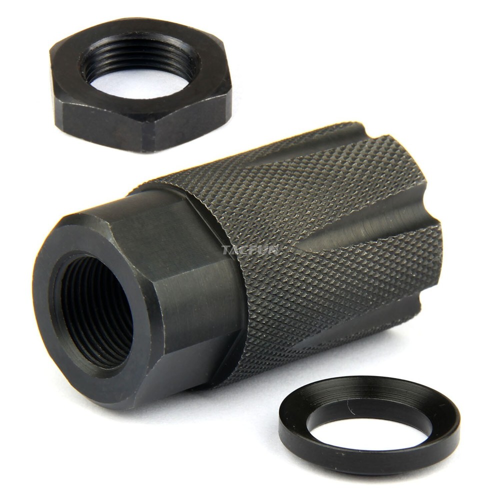 NEW! Compact Low Concussion 1/2x28 Muzzle Brake Compensator 9MM