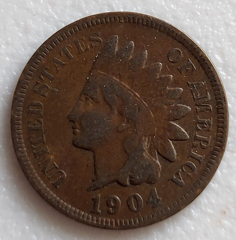 1904 Indian Head Cent - Philadelphia Mint