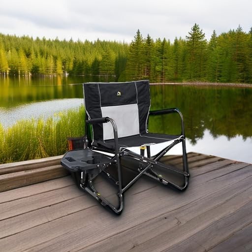 [SALE]- GCI Outdoor Freestyle Rocker XL with Side Table Camping Chair