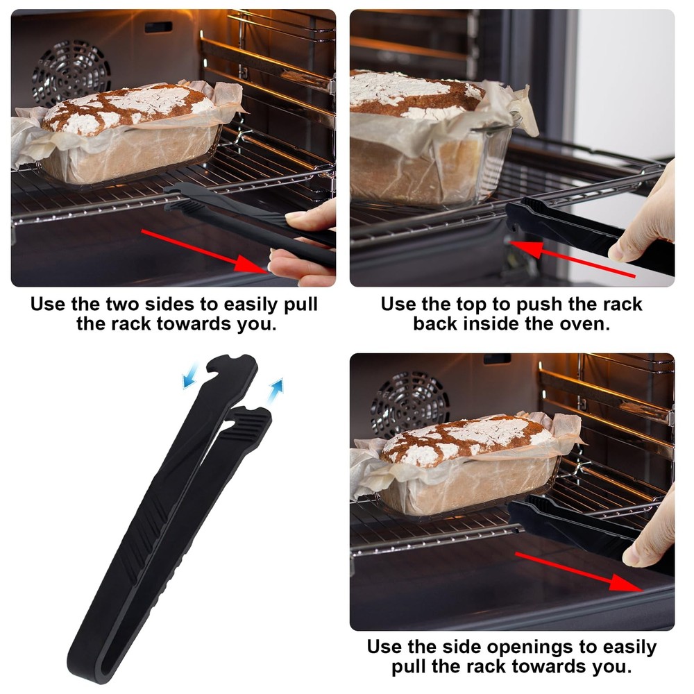 Multifunctional Rack Push and Pull Tool - Ideal Oven Rack Tool for Toaster, A...