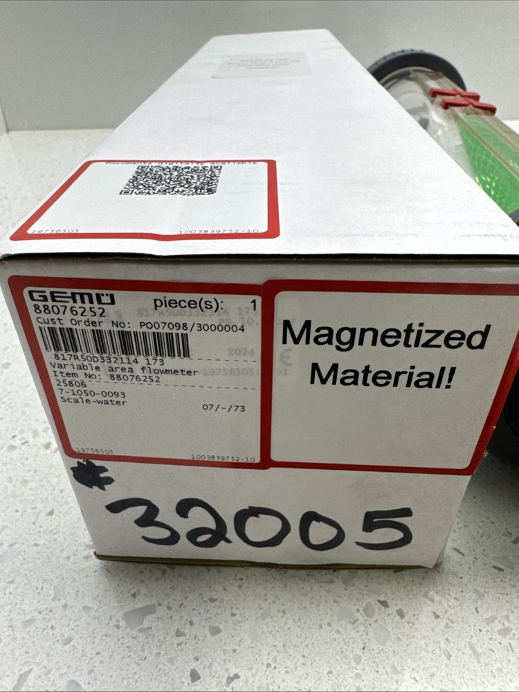 GEMU Magnetized Flow Meter 817R50D332114 2”