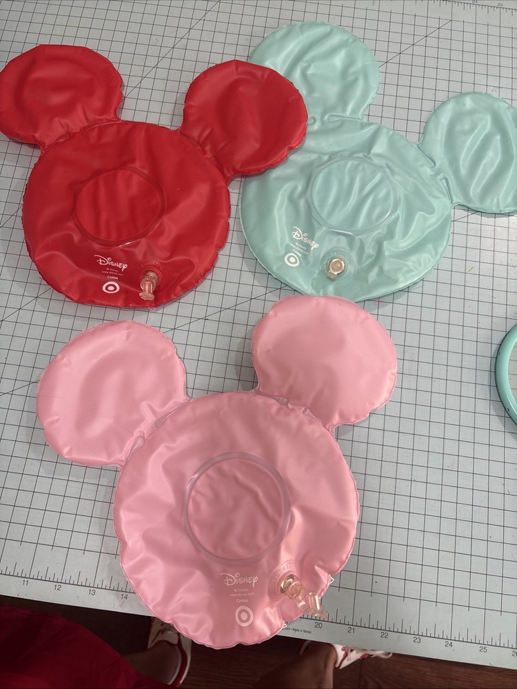 Mini Mickey Shaped Pool Drink Floats & Dive Rings