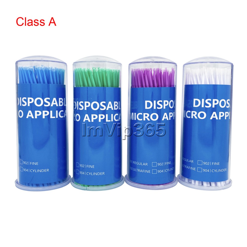 Microbrush Micro Brush Applicator Tips Regular, Fine, Super Fine Dental Class A