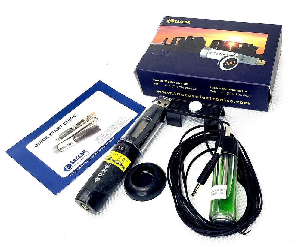 Lascar Probe USB Data Logger with LCD Display | EL-USB-TP-LCD Temperature New