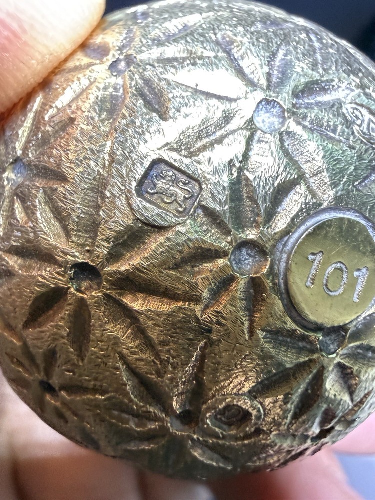 Stuart Devlin Silver Gilt Surprise Egg Frog Lily Pad Box Ltd Ed 101