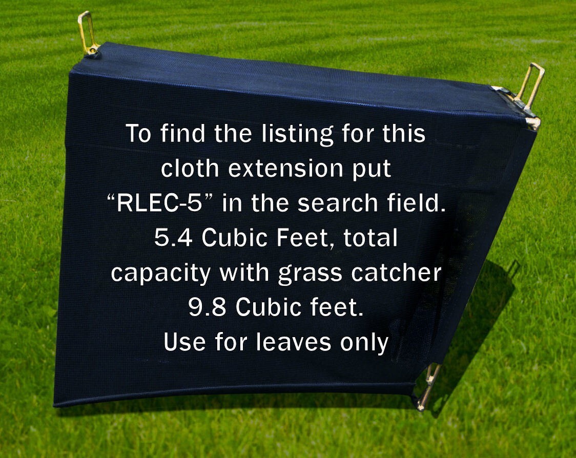 Stainless Steel/Aluminum Grass Catcher Extension - Rack'em-Pack'em