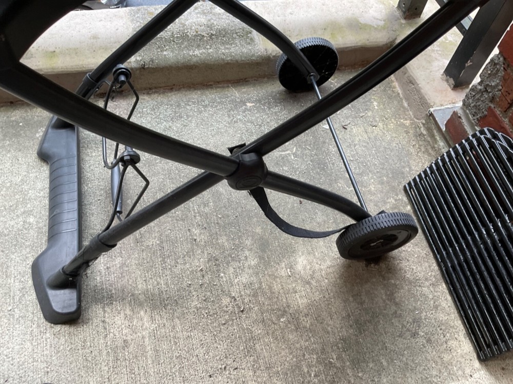 weber large electric grill with cart