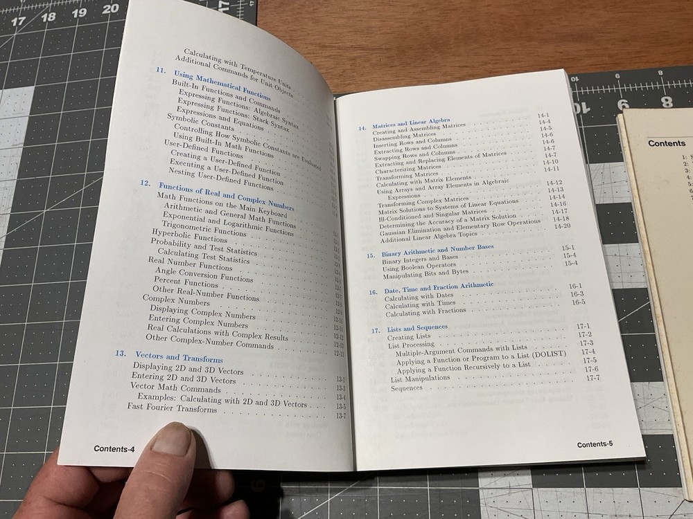 Hewlett-Packard HP 48G Series Calculator User's Guide, Quick Start Guide, 1993