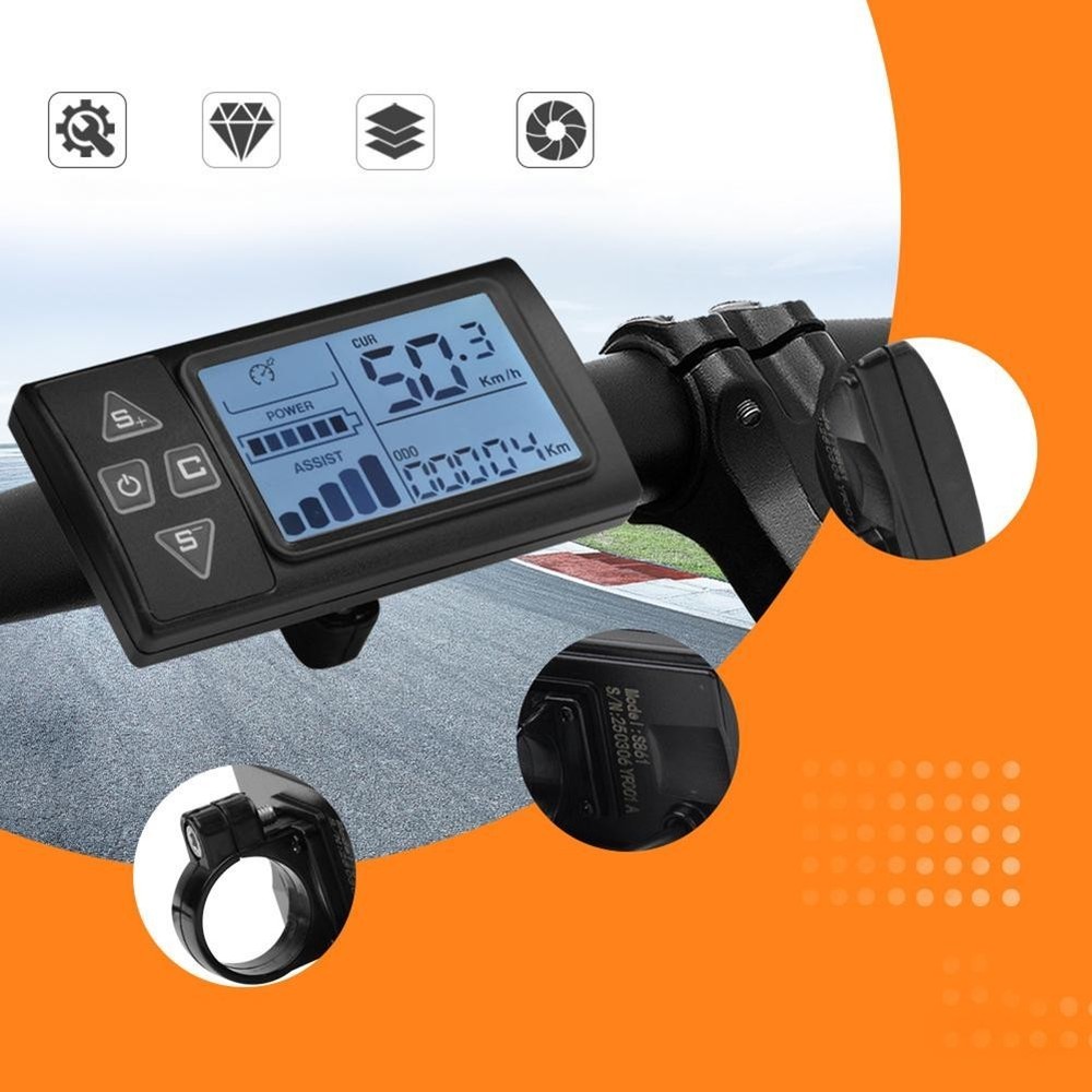 17A Electric Scooter Brushless Controller 2-pins Display 3-mode Controller