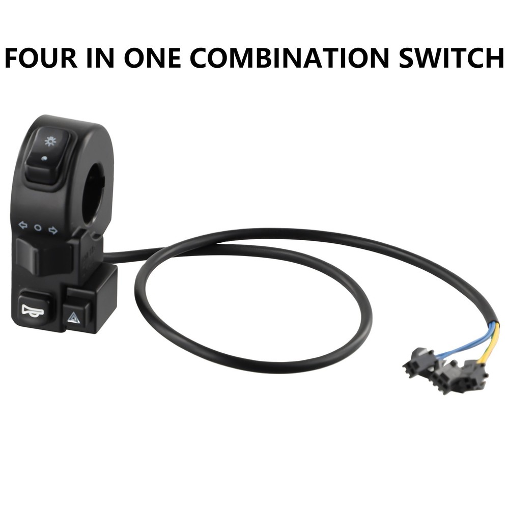 Versatile Handlebar Switch with 4 Functions in 1 for Electric Vehicles