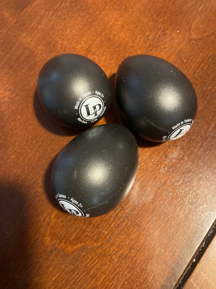 36 Preowned LP Latin Percussion  Plastic Egg Shakers