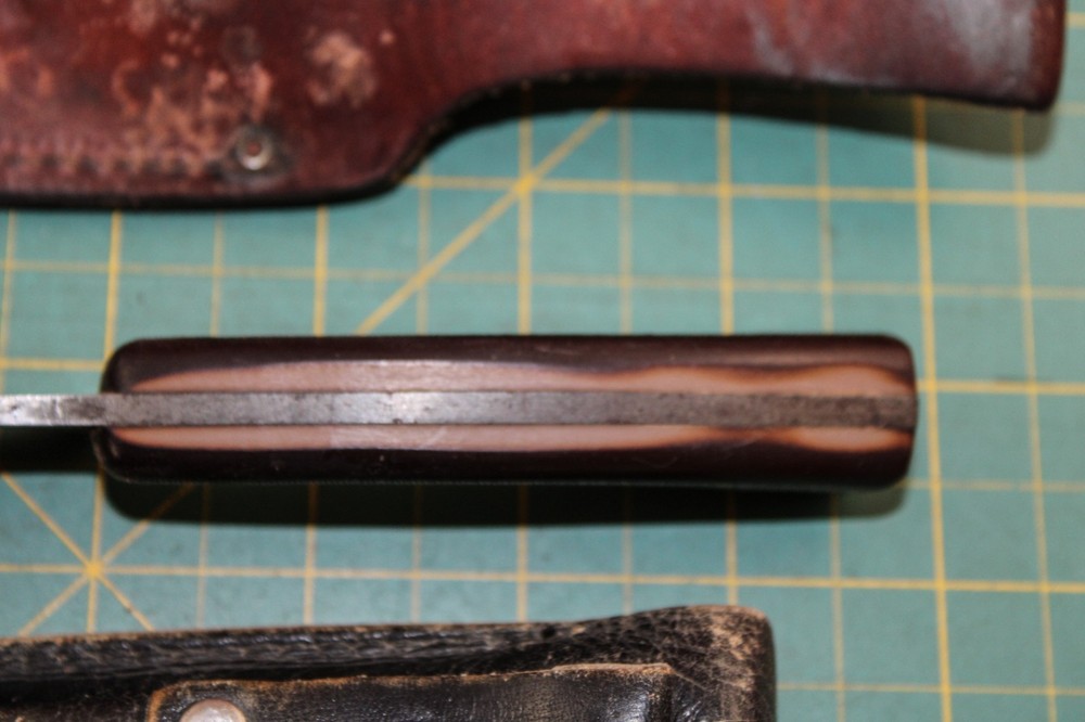 Schrade Old Timer 152 Knife & EZ Lap Diamond Sharpener W/ Sheaths