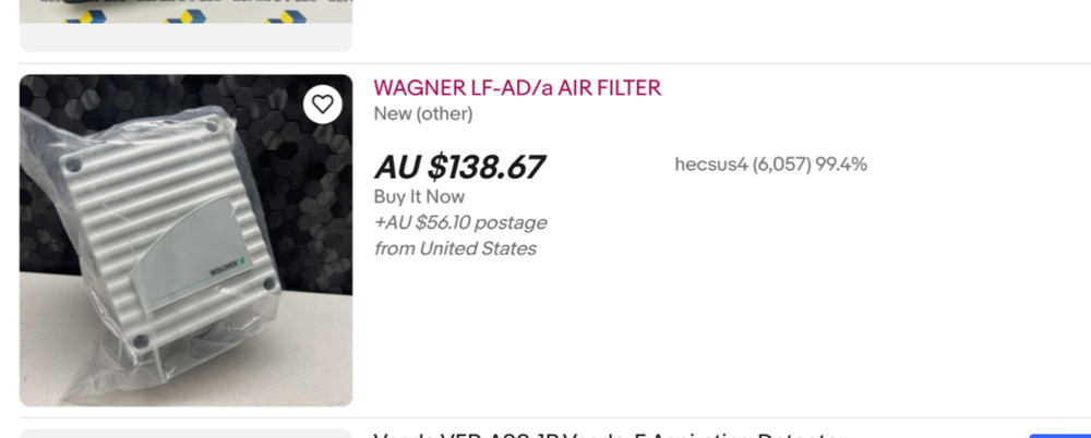 WAGNER LF-AD/a AIR FILTER