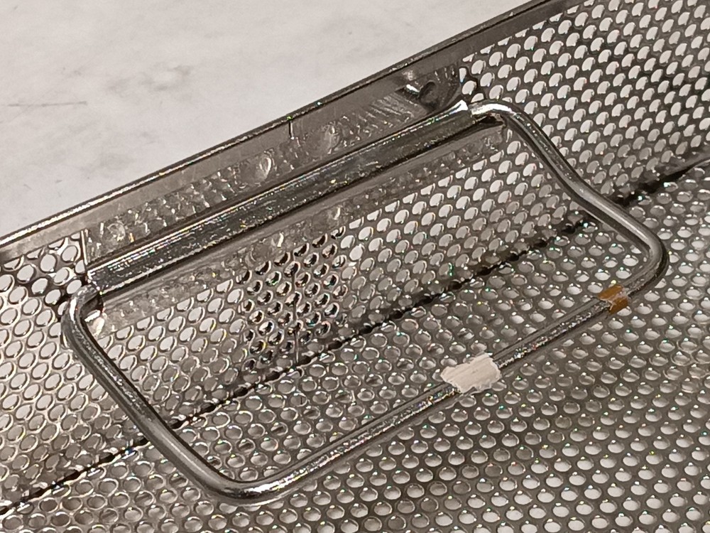 3 Round 7.25" Universal Metal Filter Retention Plates & Sterilization Container