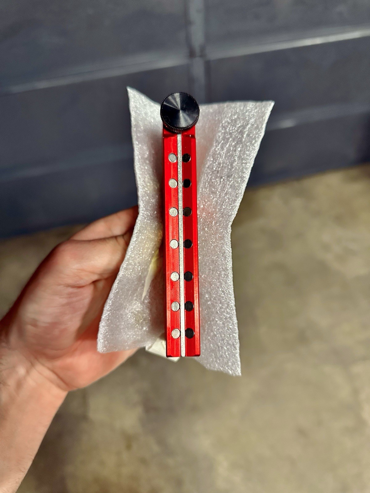 Martinez Tool Co. Titanium Core 5” Magnetic Torpedo & Conduit Level Red - USA