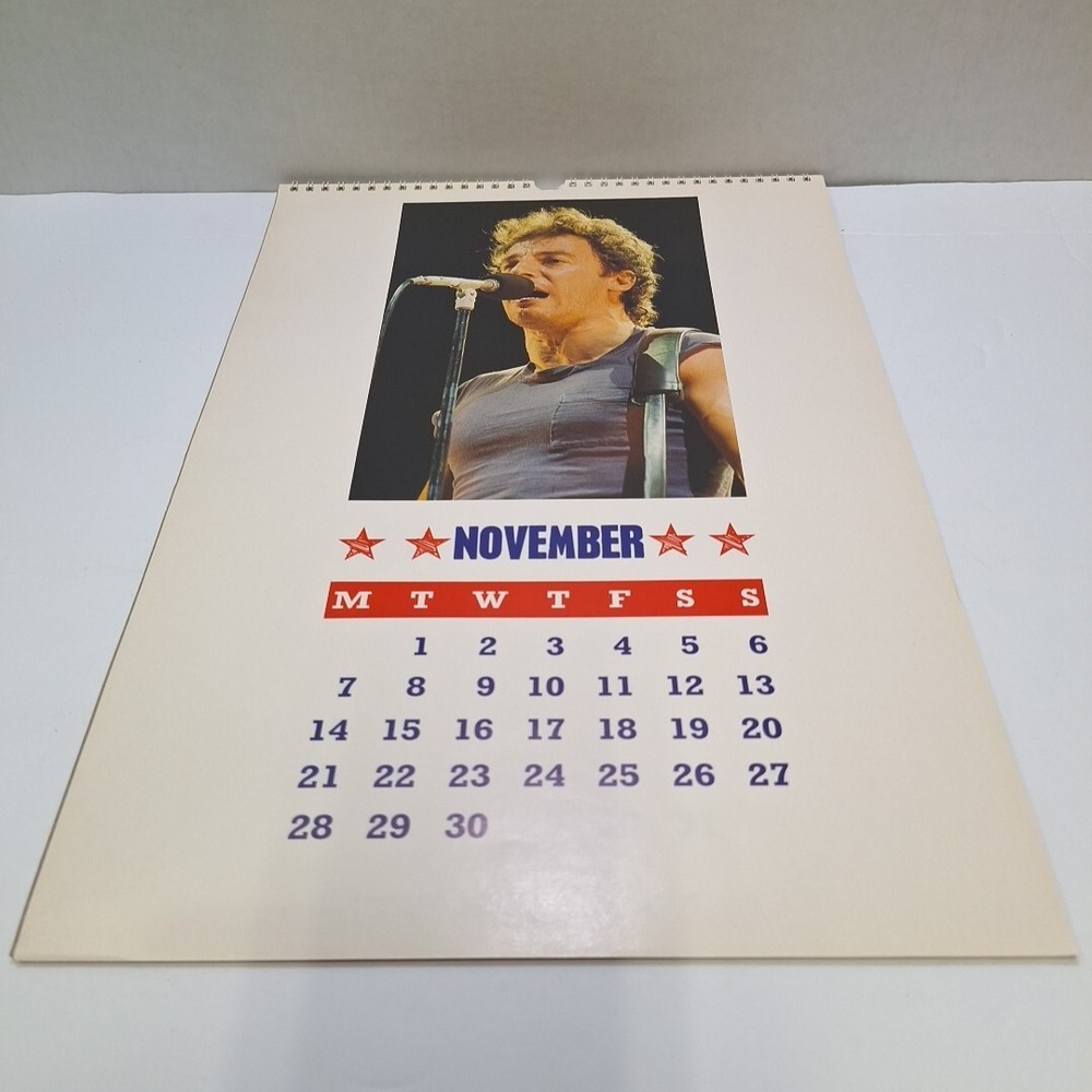 Bruce Springsteen 1988 Calendar