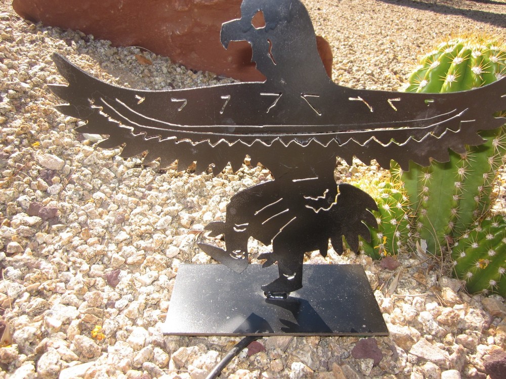 VINTAGE "DANCING EAGLE"~"EAGLE DANCER"~IRONWORK~EXQUISITE & UNIQUE~EXCELLENT!!
