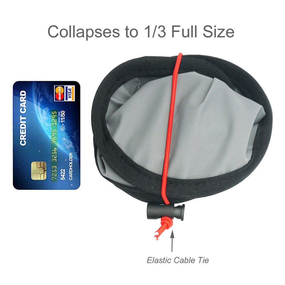 12"/30cm 2-Sided Collapsible White Balance Disc 18% Gray Panel+Target Reflector