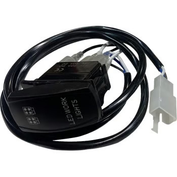 Brite-Lites Wiring Harness Rocker Switch - Cable with Connector - Two Cube Light